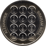 2022 TWO POUND £2 GRAHAM BELL BRILLIANT UNCIRCULATED BU - £2 BU - Cambridgeshire Coins