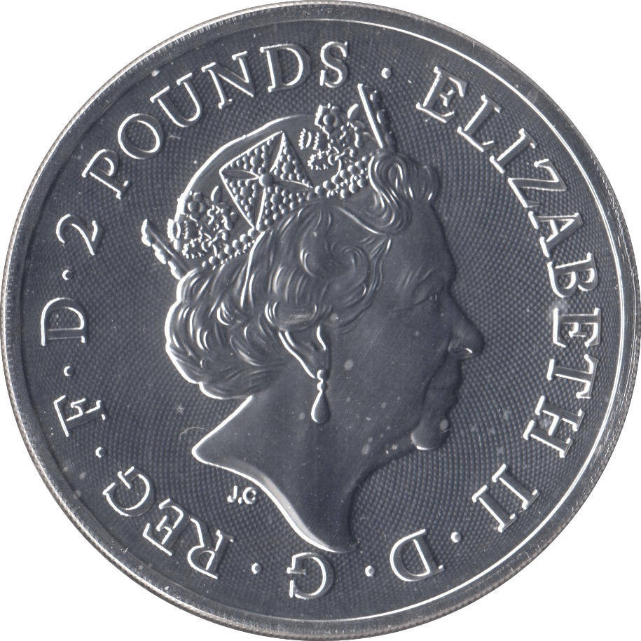 2022 UK BU 1oz FINE SILVER ROLLING STONES TWO POUNDS BRITANNIA - SILVER 1 oz COINS - Cambridgeshire Coins