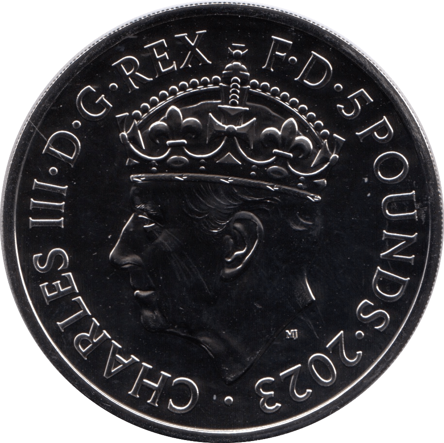 2023 BRILLIANT UNCIRCULATED £5 KING CHARLES III CORONATION - £5 BU - Cambridgeshire Coins