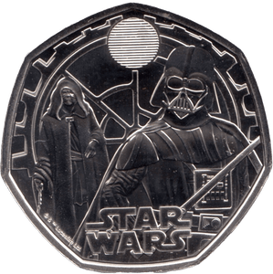 2023 FIFTY PENCE BRILLIANT UNCIRCULATED 50P DARTH VADER - 50p BU - Cambridgeshire Coins