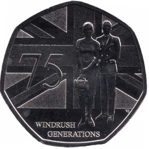 2023 FIFTY PENCE BRILLIANT UNCIRCULATED 50P WINDRUSH GENERATION - 50p BU - Cambridgeshire Coins