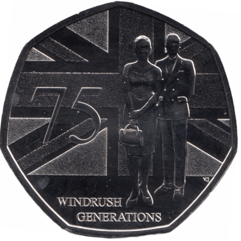 2023 FIFTY PENCE BRILLIANT UNCIRCULATED 50P WINDRUSH GENERATION - 50p BU - Cambridgeshire Coins