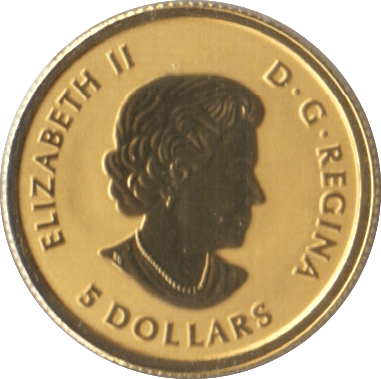 2023 GOLD PROOF 1/10 OZ FIVE DOLLAR MAPLE - Gold World Coins - Cambridgeshire Coins