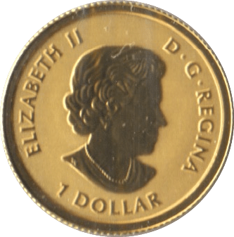 2023 GOLD PROOF 1/20 OZ ONE DOLLAR MAPLE - Gold World Coins - Cambridgeshire Coins