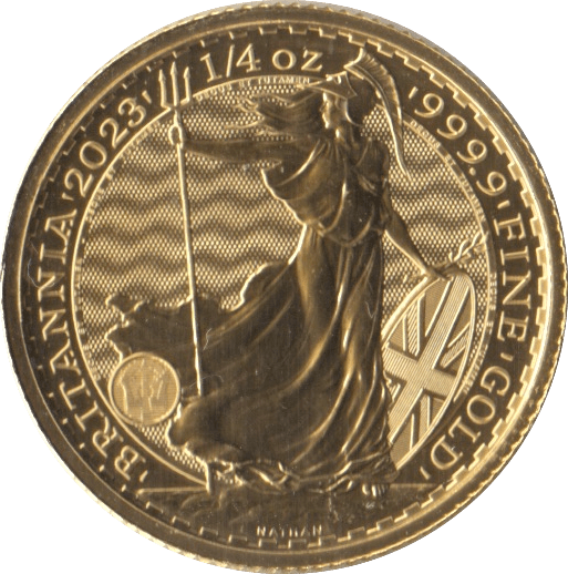 2023 GOLD PROOF 1/4 OZ £25 BRITANNIA - GOLD BRITANNIAS - Cambridgeshire Coins
