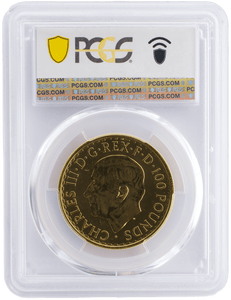 2023 GOLD PROOF BRITANNIA CHARLES III EFFIGY FIRST STRIKE PCGS MS69 - NGC CERTIFIED COINS - Cambridgeshire Coins