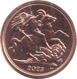 2023 GOLD QUARTER SOVEREIGN ( BU ) - QUARTER SOVEREIGN - Cambridgeshire Coins