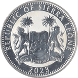 2023 SILVER BU EGYPTIAN GODDESS COMMEMORATIVE ONE DOLLAR COIN SIERRA LEONE - SILVER WORLD COINS - Cambridgeshire Coins