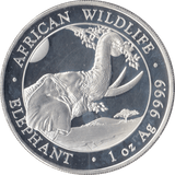 2023 SILVER PROOF 100 SHILLINGS AFRICA WILDLIFE ELEPHANT SOMALIA - SILVER WORLD COINS - Cambridgeshire Coins