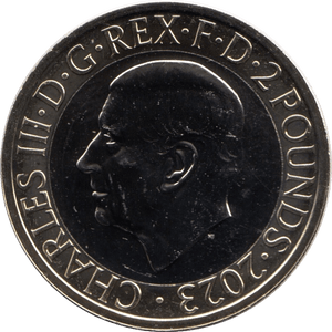 2023 TWO POUND £2 EDWARD JENNER SMALLPOX VACCINE BRILLIANT UNCIRCULATED BU - £2 BU - Cambridgeshire Coins