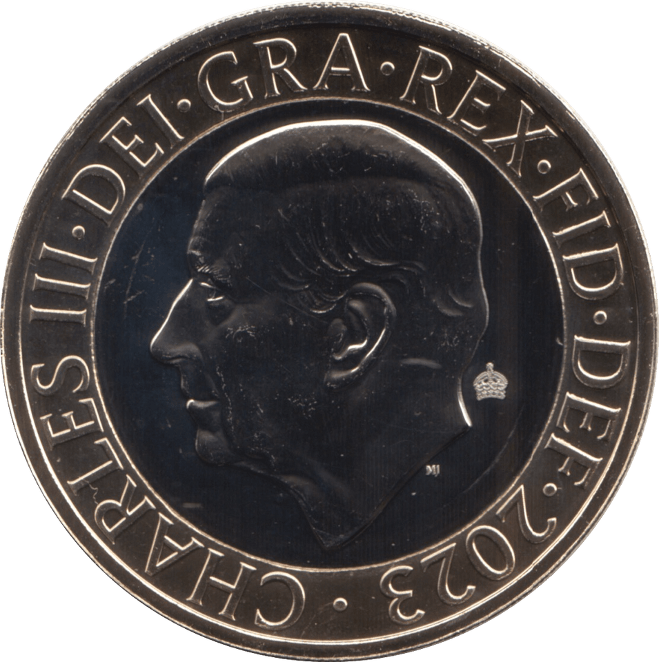 2023 TWO POUNDS KING CHARLES BRILLIANT UNCIRCULATED - £2 BU - Cambridgeshire Coins