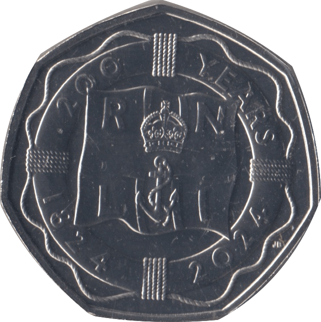 2024 FIFTY PENCE BRILLIANT UNCIRCULATED RNLI KING CHARLES III - 50p BU - Cambridgeshire Coins