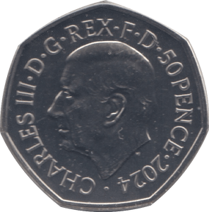 2024 FIFTY PENCE BRILLIANT UNCIRCULATED TEAM GB AND PARALYMPICS KING CHARLES III - 50p BU - Cambridgeshire Coins
