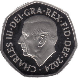 2024 FIFTY PENCE PROOF RNLI KING CHARLES III - 50P Proof - Cambridgeshire Coins