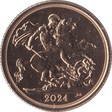 2024 GOLD SOVEREIGN ( BU ) CHARLES III - Sovereign - Cambridgeshire Coins