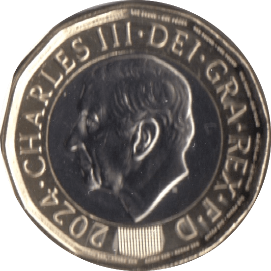 2024 ONE POUND BRILLIANT UNCIRCULATED KING CHARLES III - £1 BU - Cambridgeshire Coins