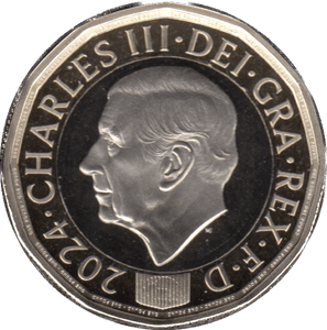 2024 ONE POUND PROOF BEES KING CHARLES III - £1 Proof - Cambridgeshire Coins