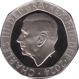 2024 TWENTY PENCE PUFFIN PROOF KING CHARLES III - 20p Proof - Cambridgeshire Coins