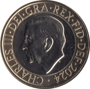 2024 TWO POUNDS BRILLIANT UNCIRCULATED KING CHARLES III - £2 BU - Cambridgeshire Coins