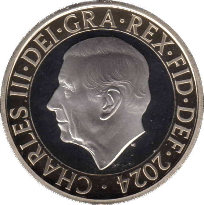 2024 TWO POUNDS PROOF NATIONAL GALLERY KING CHARLES III - £2 Proof - Cambridgeshire Coins