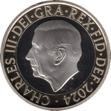 2024 TWO POUNDS PROOF SIR WINSTON CHURCHILL KING CHARLES III - £2 Proof - Cambridgeshire Coins