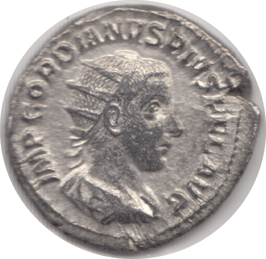 238 AD GORDIAN III SILVER ANTONINIANUS ROMAN COIN RO357 - Roman Coins - Cambridgeshire Coins