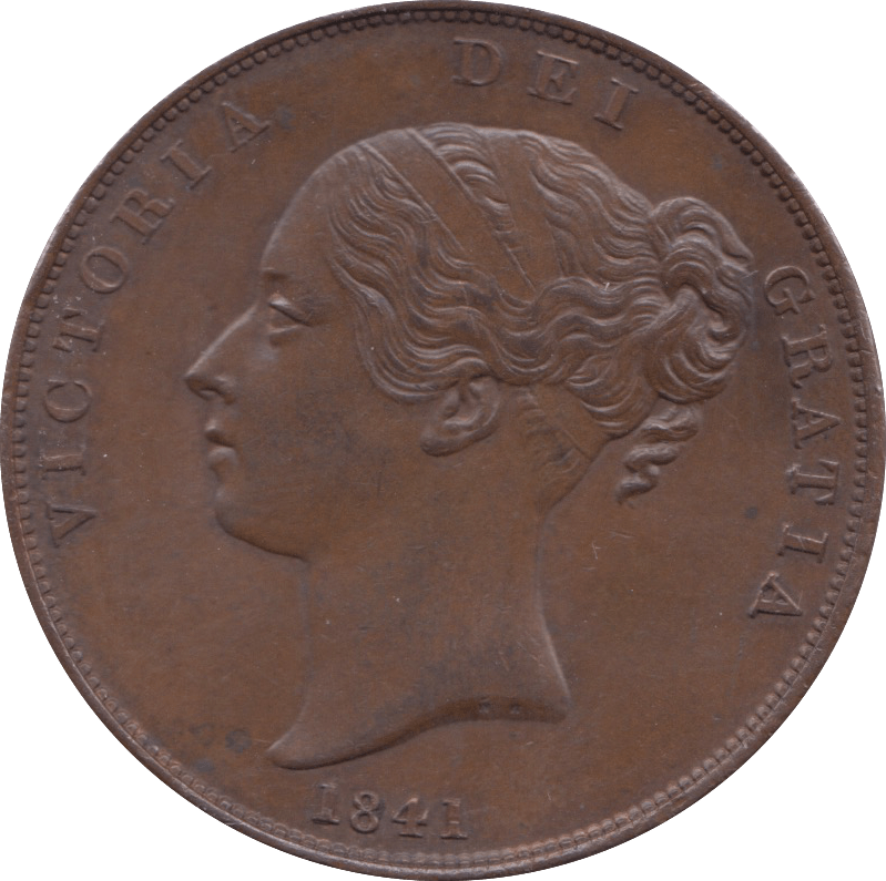 1841 PENNY ( AUNC ) - Penny - Cambridgeshire Coins