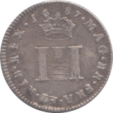 1687 MAUNDY THREEPENCE ( GF ) 7