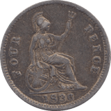 1836 FOURPENCE ( GVF ) 7 - Fourpence - Cambridgeshire Coins