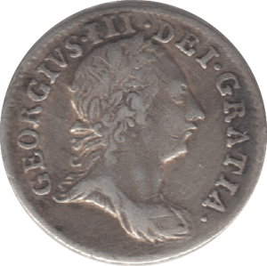 1763 MAUNDY THREE PENCE ( VF ) 8