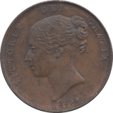 1854 PENNY ( AUNC ) 8 - Penny - Cambridgeshire Coins