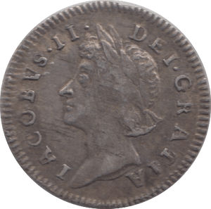 1687 MAUNDY THREEPENCE ( GF ) 8