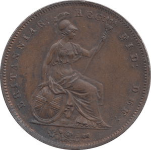 1854 PENNY ( AUNC ) 8 - Penny - Cambridgeshire Coins