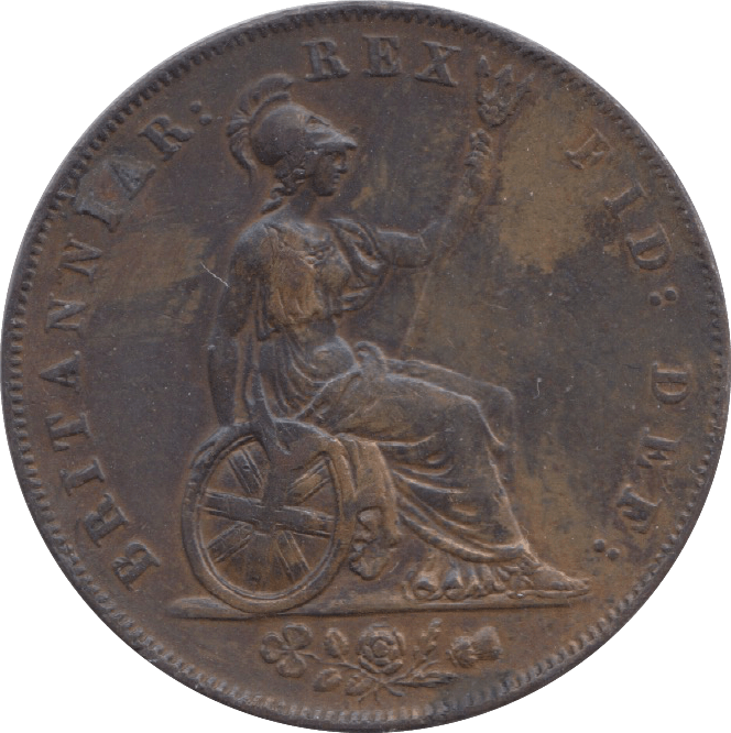1826 HALFPENNY ( EF ) 8 - HALFPENNY - Cambridgeshire Coins
