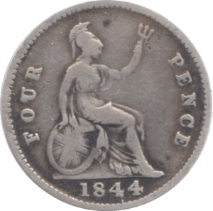 1844 FOURPENCE ( FAIR ) 23 - Fourpence - Cambridgeshire Coins