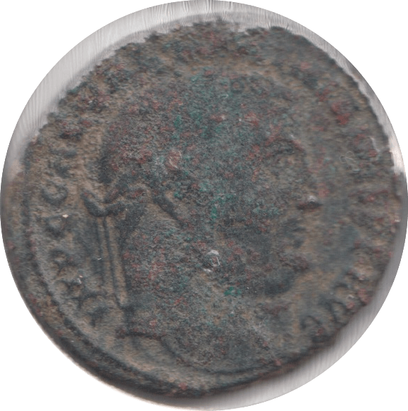 309 AD MAXIMINUS II FOLLIS ANTIOCHIA MINT GENIUS ? - Roman Coins - Cambridgeshire Coins