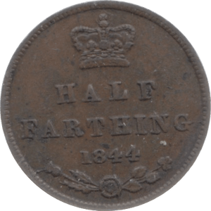1844 HALF FARTHING ( VF ) 4 REF 34 - Half Farthing - Cambridgeshire Coins