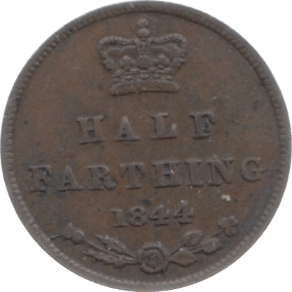 1844 HALF FARTHING ( VF ) 4 REF 34 - Half Farthing - Cambridgeshire Coins