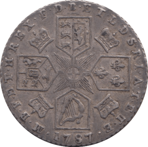 1787 SIXPENCE ( GVF ) 7