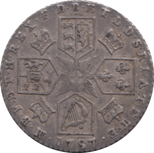 1787 SIXPENCE ( GVF ) 7