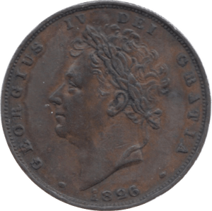 1826 FARTHING ( EF ) 23 - Farthing - Cambridgeshire Coins