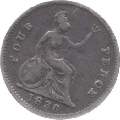 1836 FOURPENCE ( GF ) - Fourpence - Cambridgeshire Coins