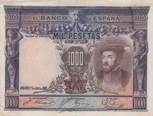 1000 PESATAS BANKNOTE SPAIN ( REF 333 )