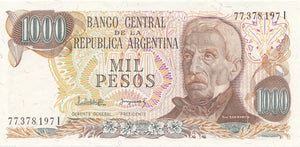 1000 BANKNOTE ARGENTINA ( REF 252 )