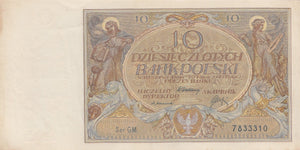 10 ZLOTY BANKNOTE POLAND ( REF 321 )