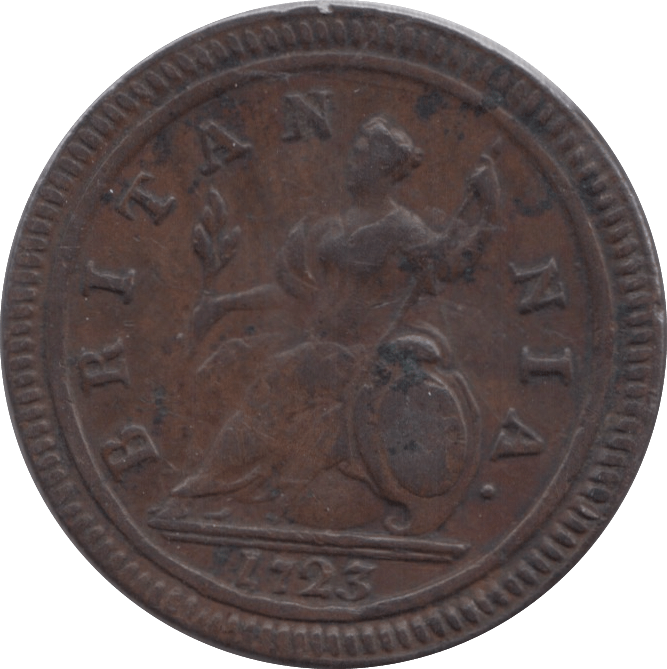 1723 HALFPENNY ( VF ) 24