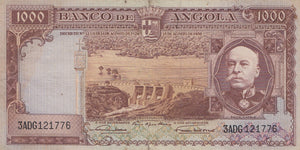 1000 ESCUDOS BANKNOTE ANGOLA ( REF 299 )