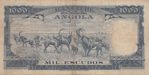 1000 ESCUDOS BANKNOTE ANGOLA ( REF 298 )