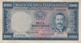 1000 ESCUDOS BANKNOTE PORTUGAL ( REF 314 )