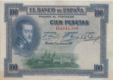 100 PESATAS BANKNOTE SPAIN ( REF 335 )